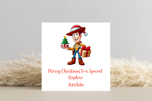 Personalised Toy Story Christmas Card