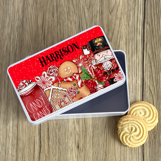 Personalised Christmas Tin