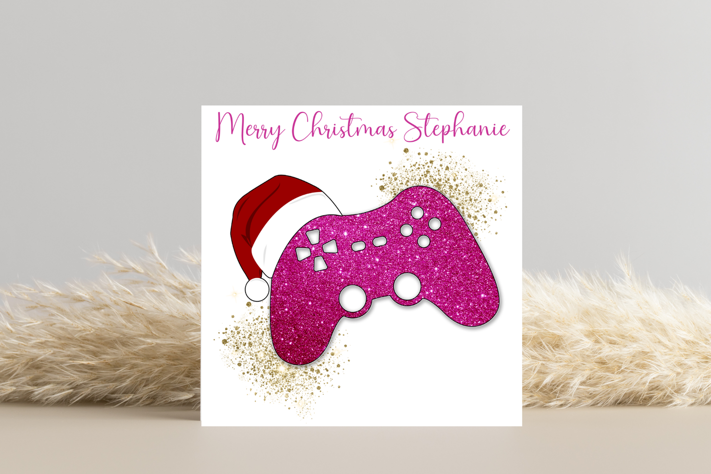 Personalised Gaming Christmas Christmas Card