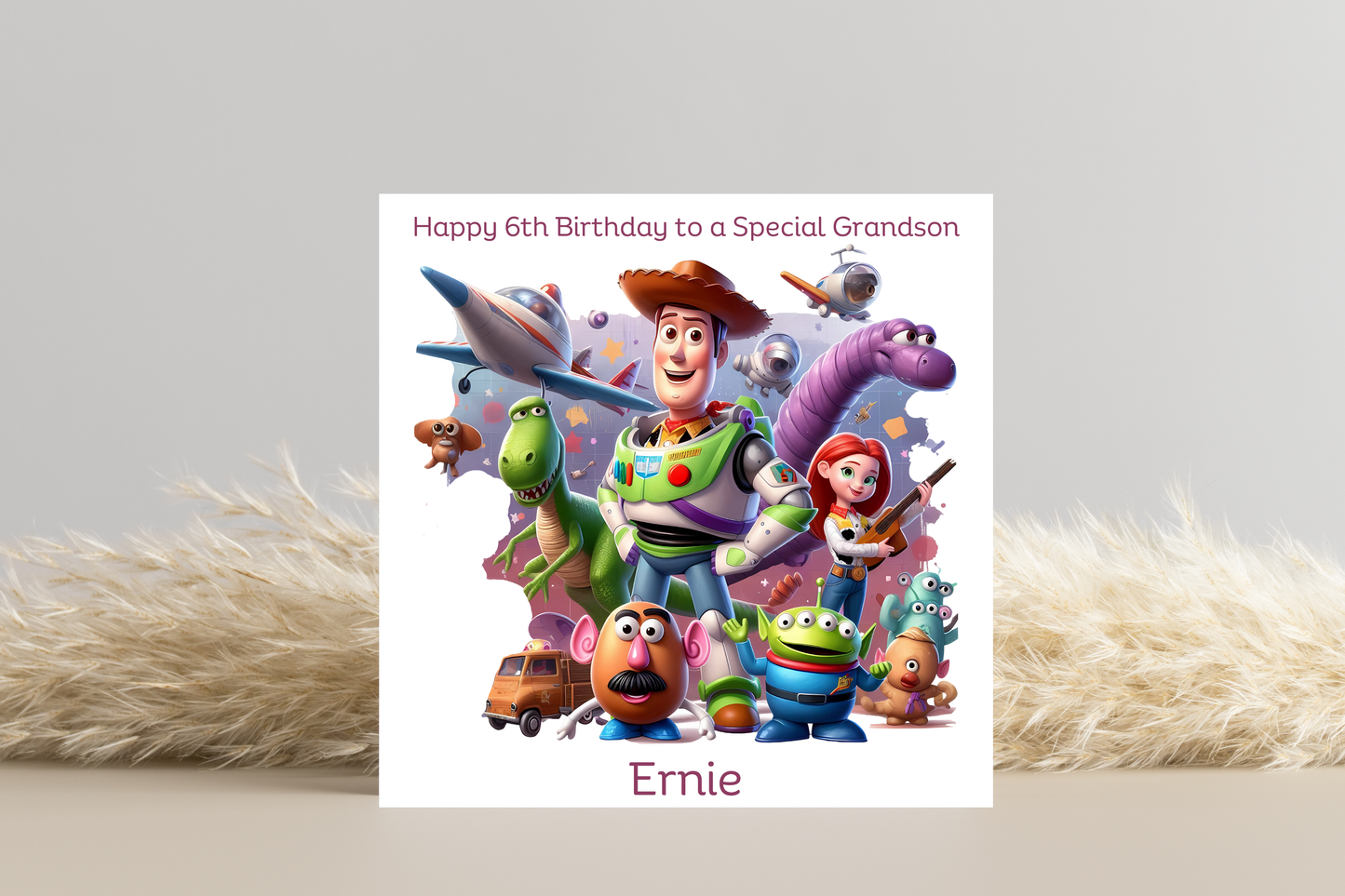 Personalised Toy Story Birthday Card for Kids