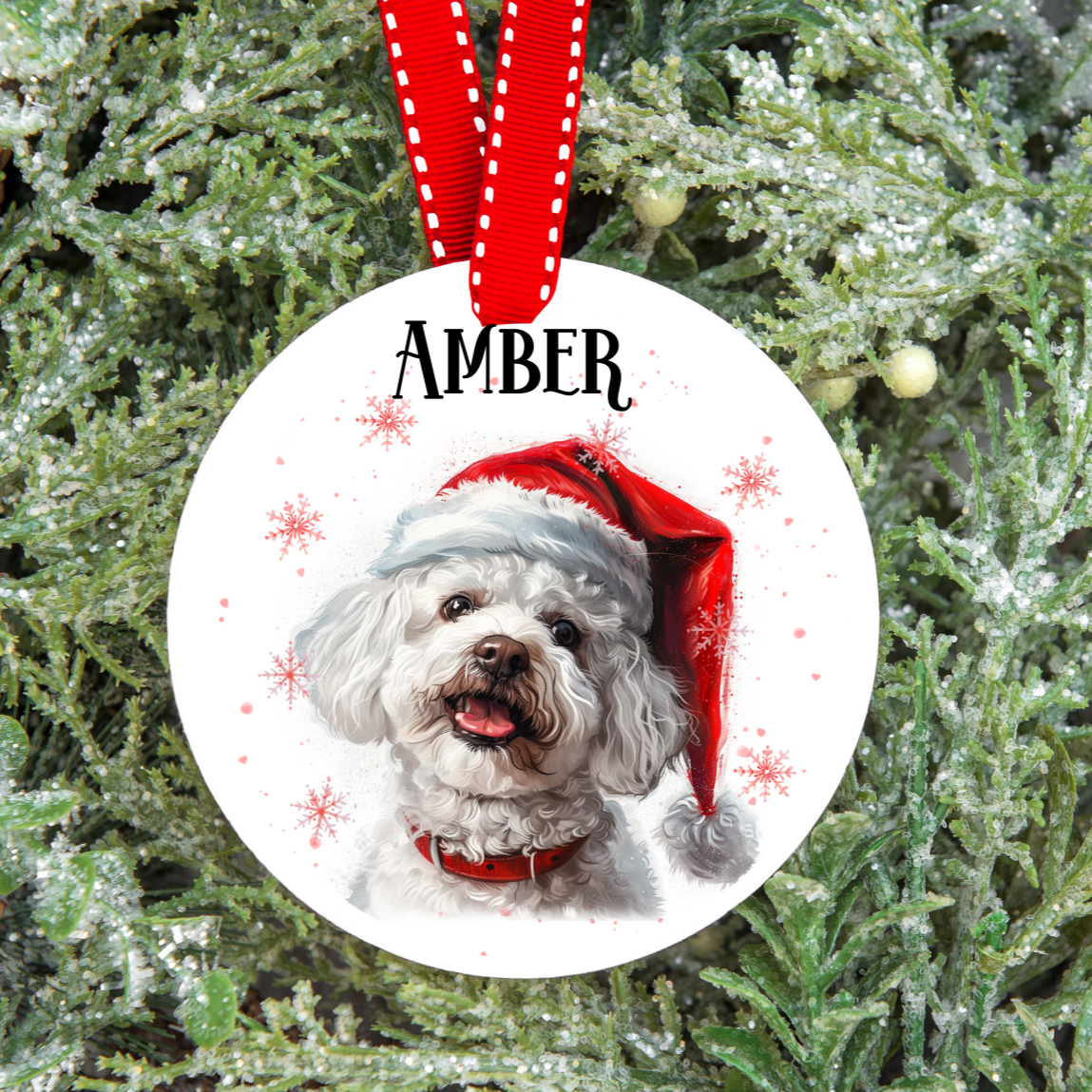 Personalised Dog Christmas Tree Decoration