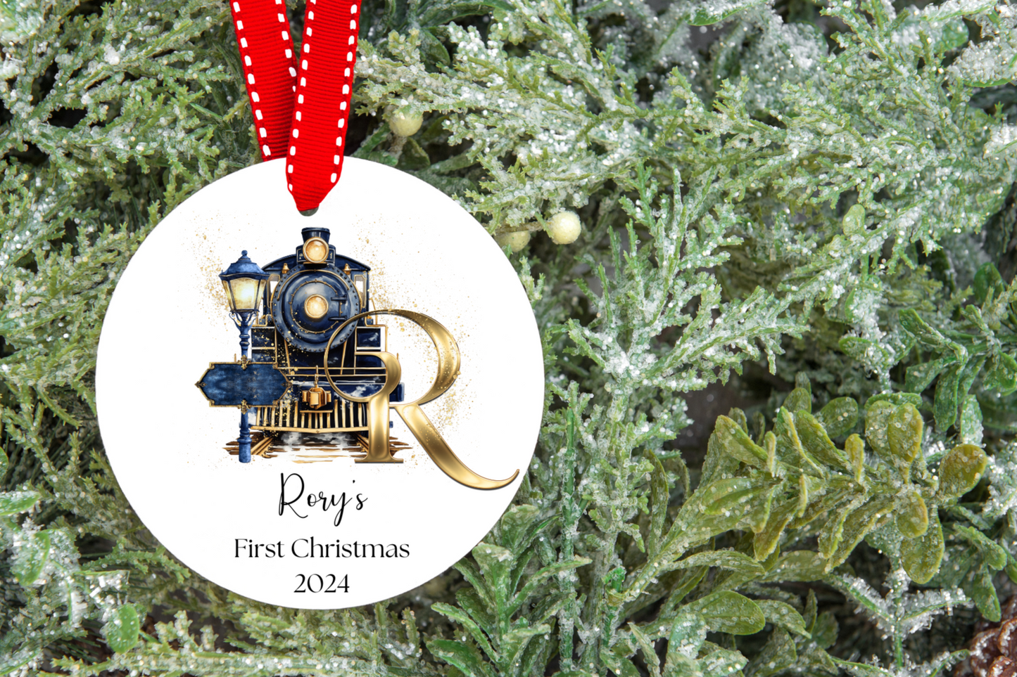 Personalised Christmas Express Christmas Tree Decoration