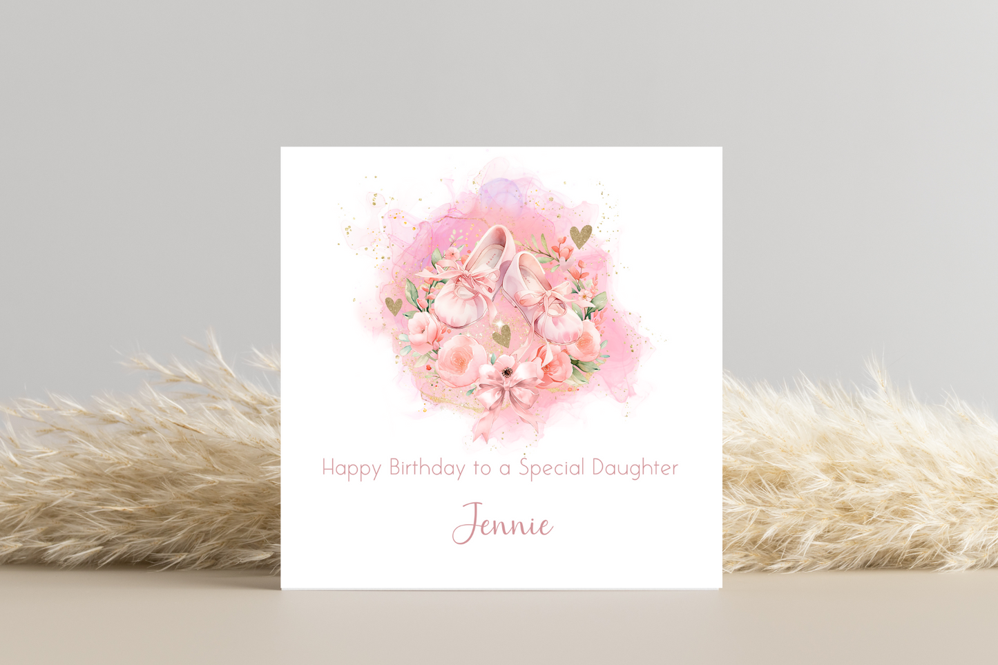 Personalised Ballet Birthday card