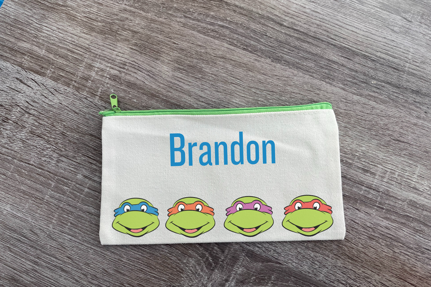 Personalised Ninja Turtle Pencil Case