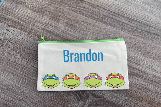 Personalised Ninja Turtle Pencil Case