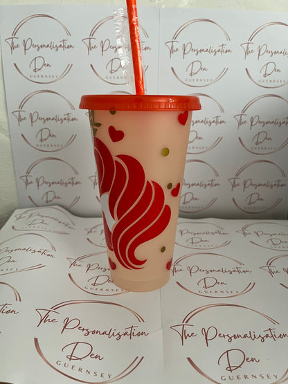 Red Unicorn Cold Cup