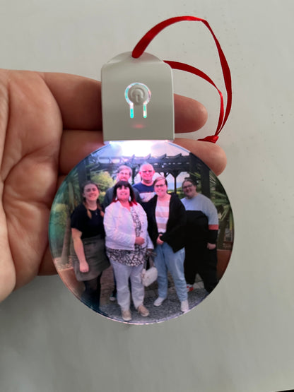 Personalised Photo Light Up Decoration