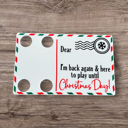 Personalised Elf Return Postcard