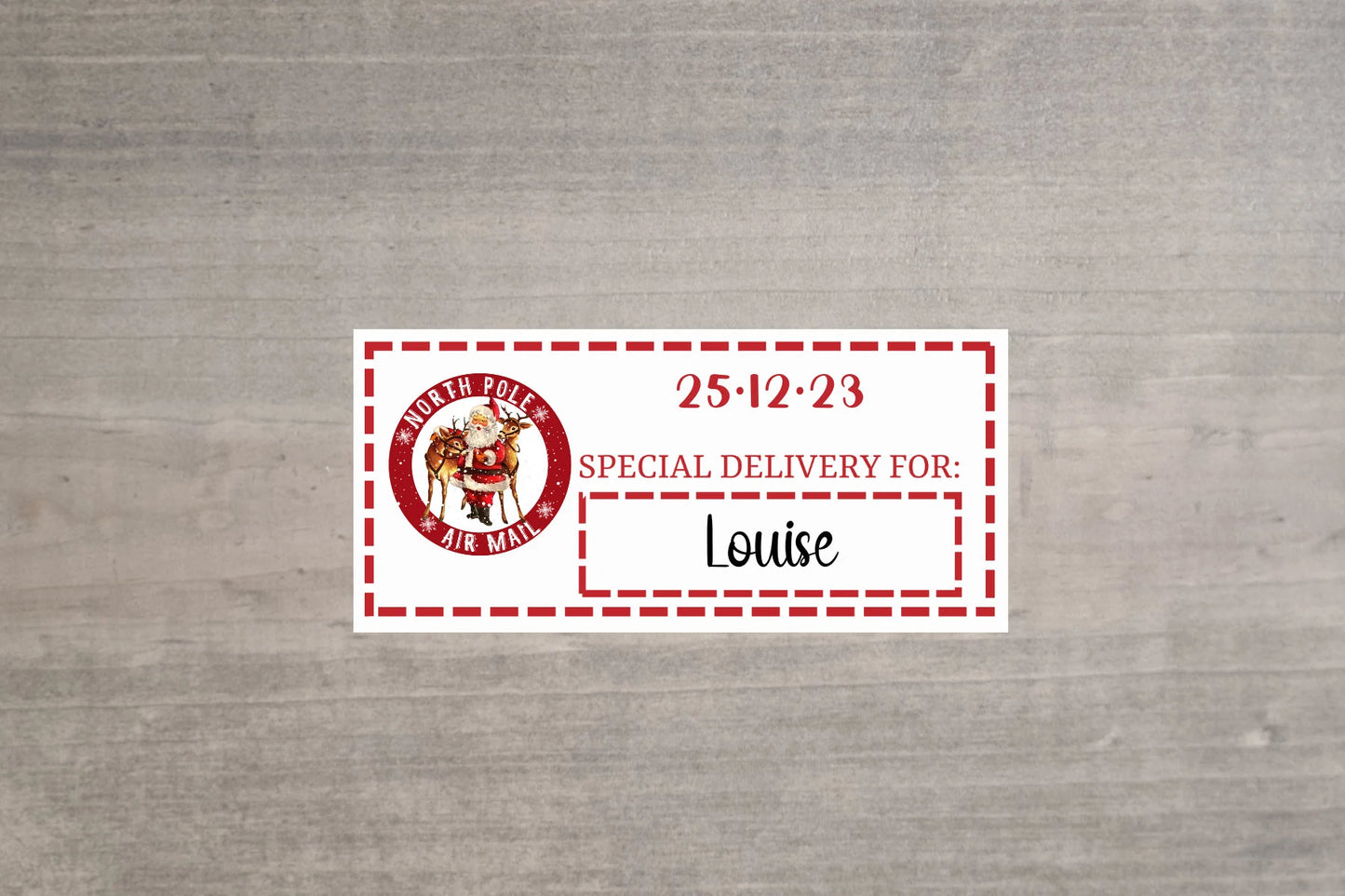 Personalised Special Delivery Stickers - Perfect For Gifts. 12 per sheet