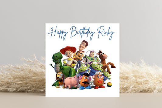 Personalised Toy Story Birthday Card