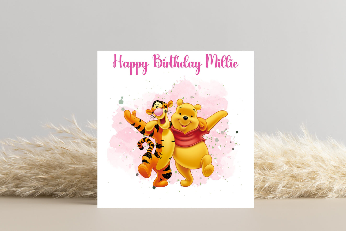 Personalised Winnie the Pooh Birthday Card