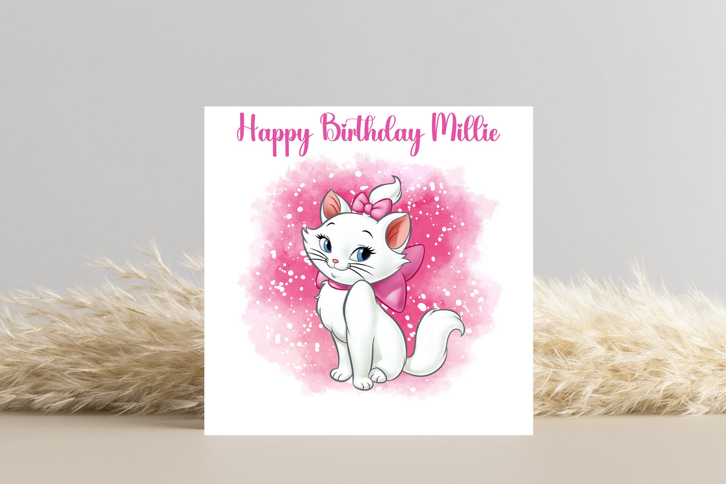 Personalised Aristocats Birthday Card