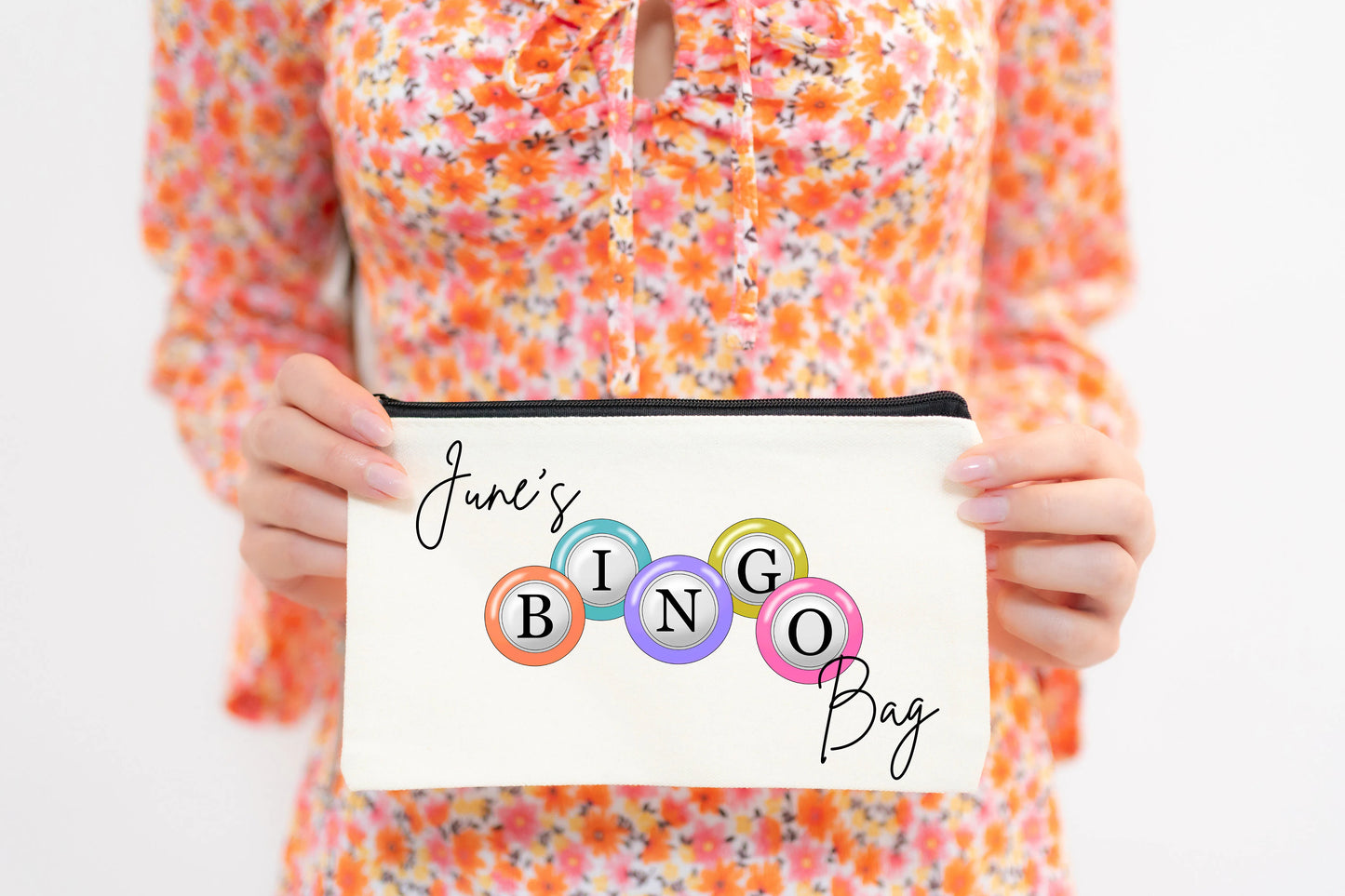 Personalised Bingo Bag for Dabbers Pens Gift For Bingo Lovers