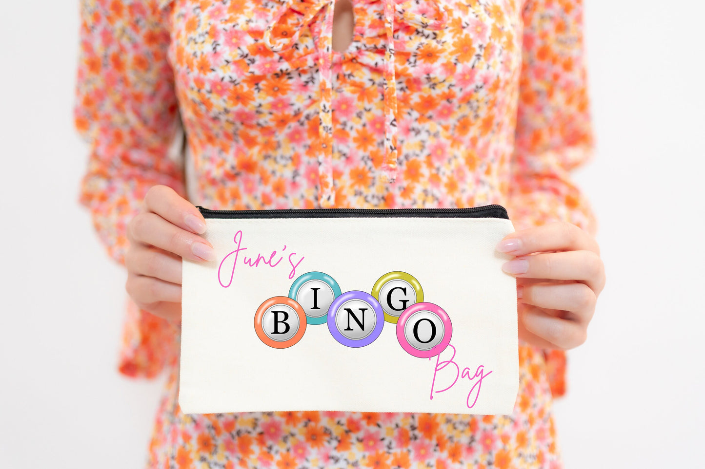 Personalised Bingo Bag for Dabbers Pens Gift For Bingo Lovers