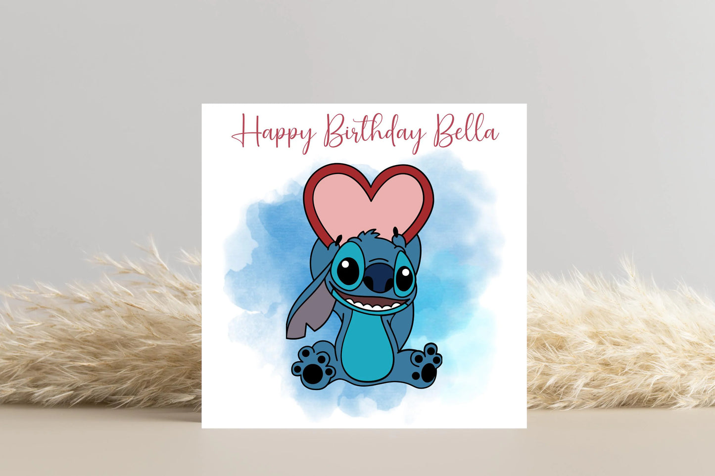 Personalised Stitch Birthday Card