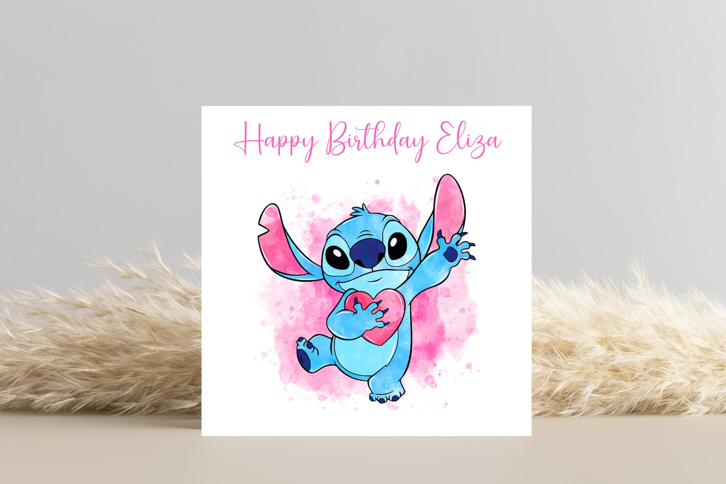 Personalised Stitch Birthday Card