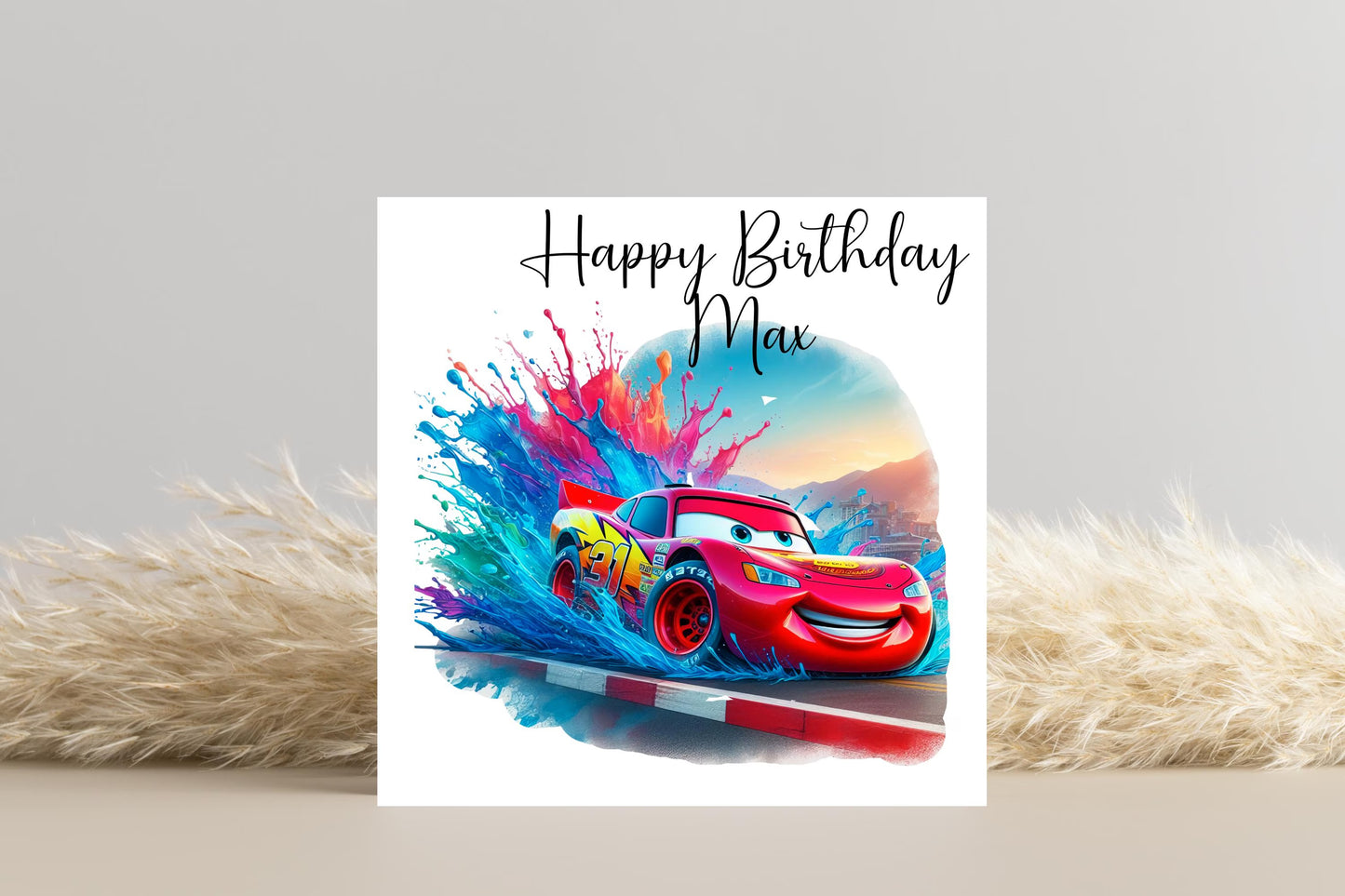 Personalised Cars Birthday Card