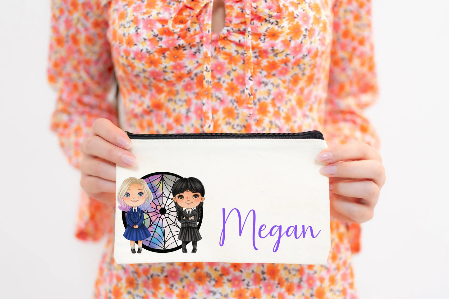 Personalised Wednesday Addams Pencil Case