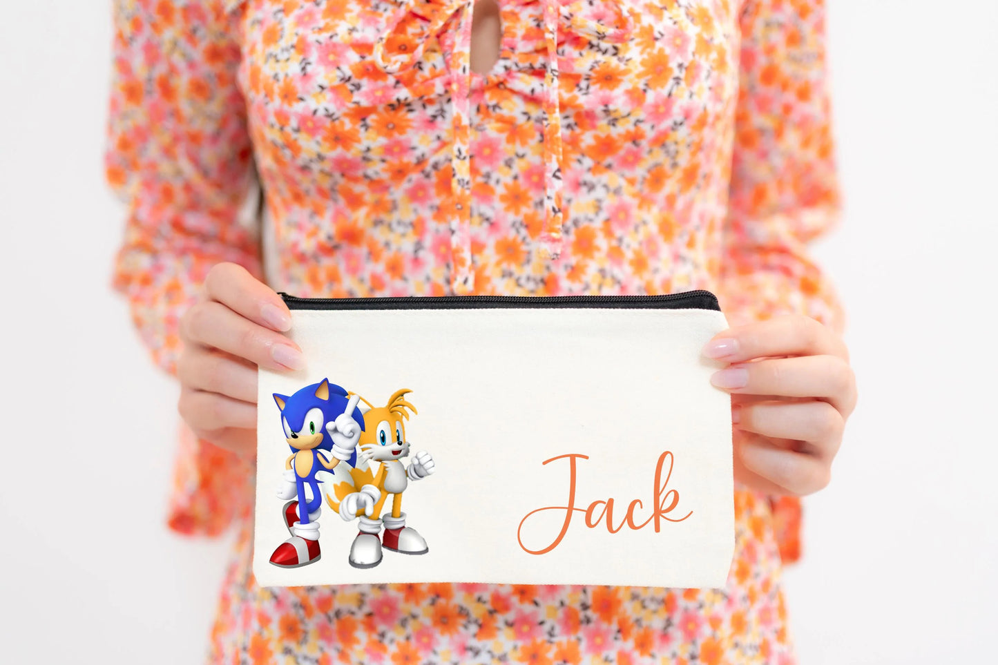 Personalised Sonic the Hedgehog Pencil Case