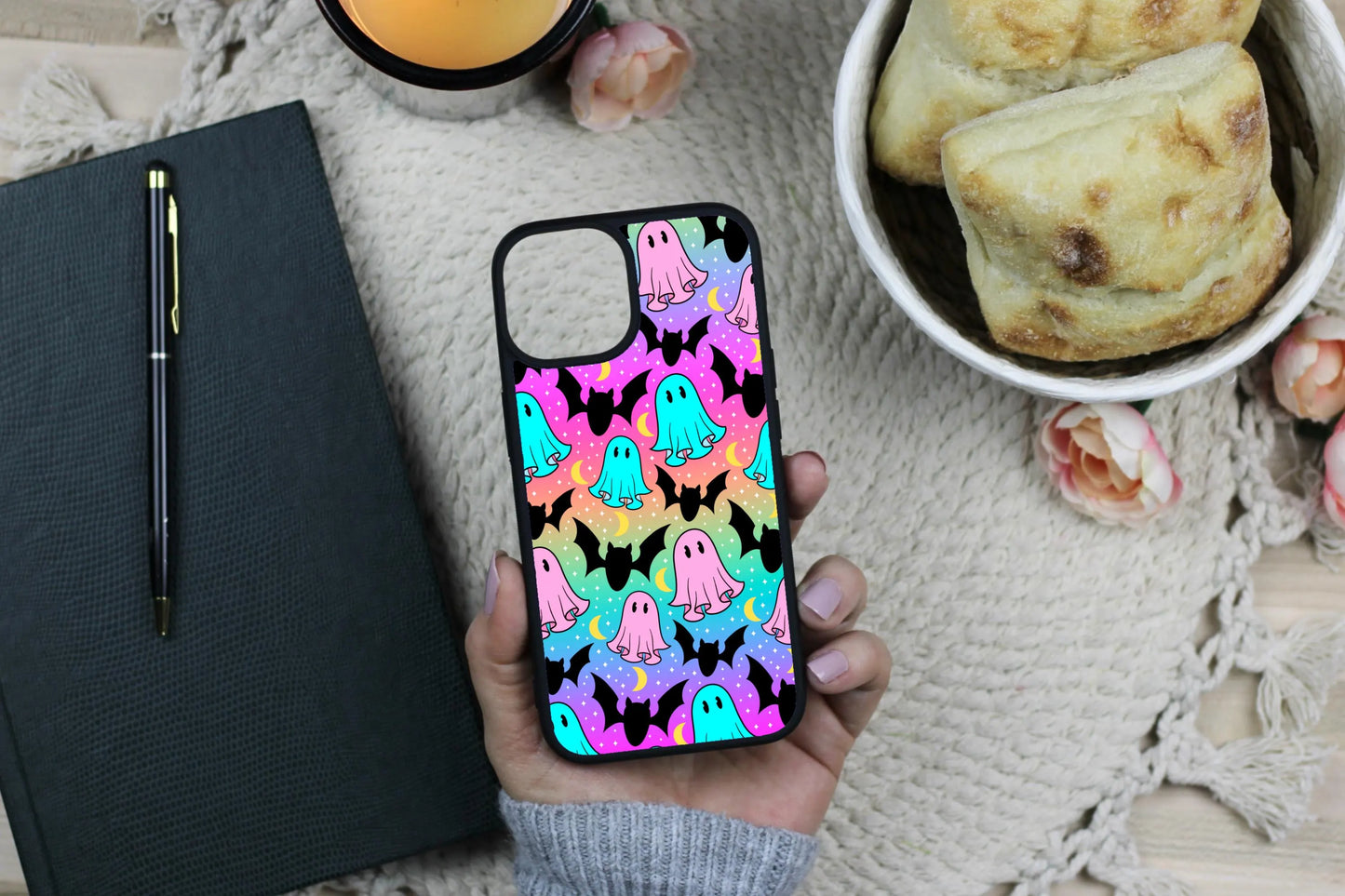 Halloween Ghost Colourful Phone Case