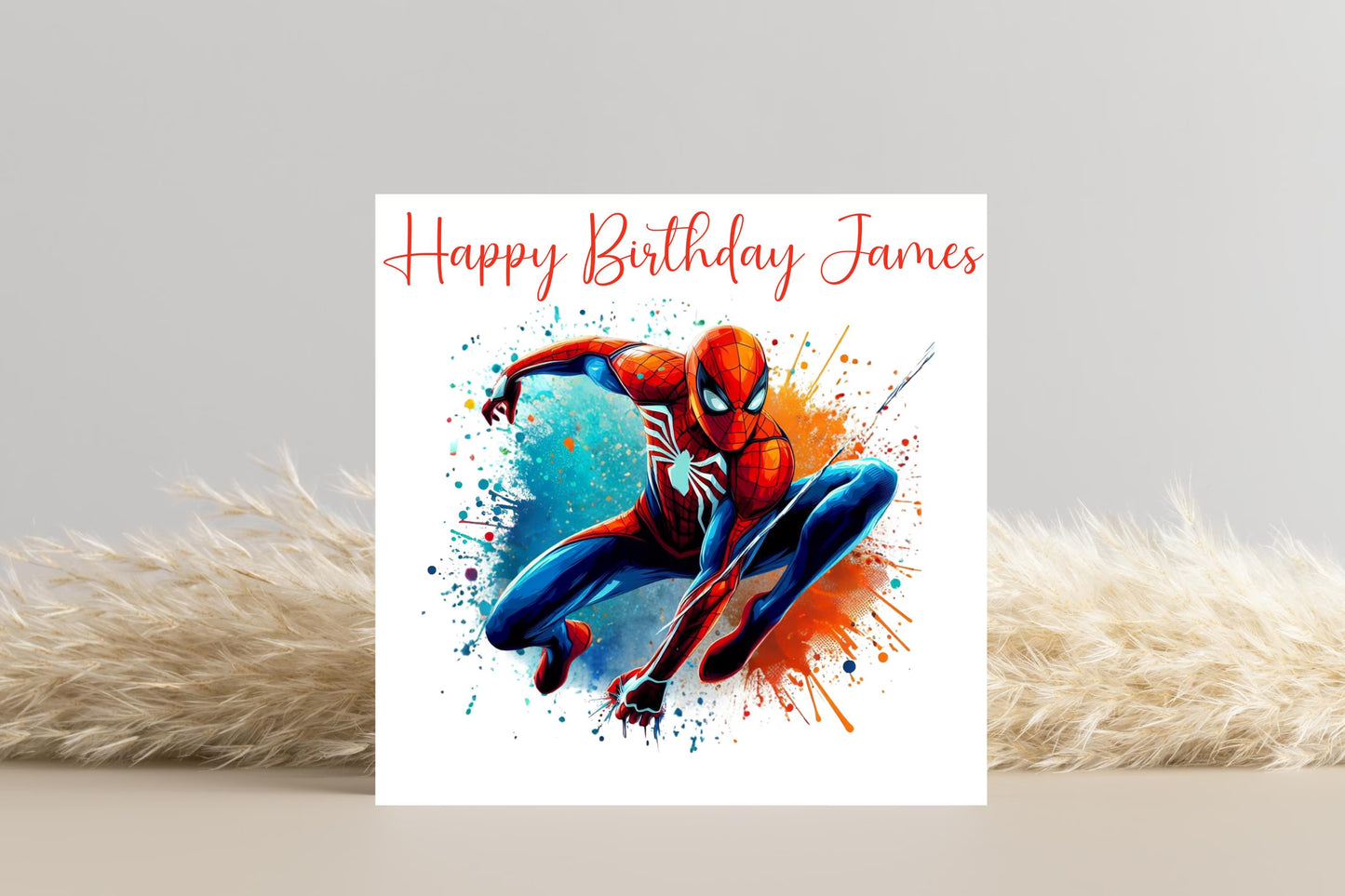 Super hero Avengers Personalised Birthday Card