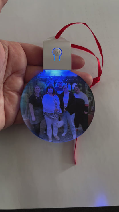 Personalised Photo Light Up Decoration