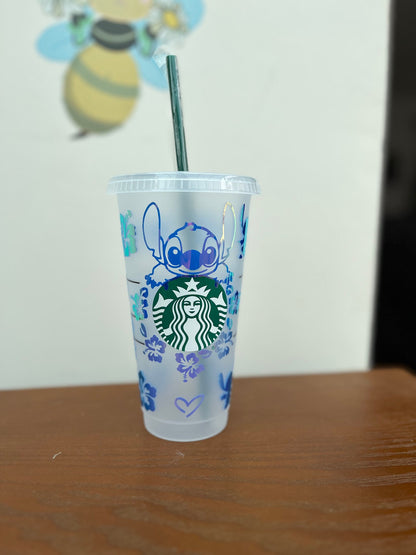 Stitch Cold Cup - Reusable 24oz Cup -